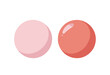 © ArtisticAllure - Round Glossy Pink and Red Spheres Illustration Vector, Isolated for Design and Creative Projects