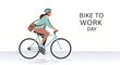 © Abdul - Woman cycles to work safely