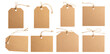 © Jieee Mooo - Brown Blank Tags for Labeling, Crafting, and Organization Purposes