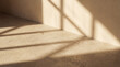 © Presiyan - Concrete texture photograph with strong sunlight creating dramatic, angular shadows on a warm-toned surface.