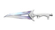 © Maidul - A futuristic silver knife with iridescent blade on transparent background