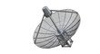 © Romeryo - A large satellite dish antenna on a black background for telecommunications