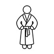 ©  KYOKO HATANAKA - バスローブを着た人物のラインアイコン