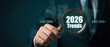 © MDzARTPRO - Analyzing 2026 business trends and projections global overview infographic content corporate environment analytical viewpoint future insights for strategic planning
