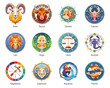 © Thanatat - Zodiac signs 1