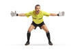 © Ljupco Smokovski - Goalkeeper in a defensive stance with arms wide
