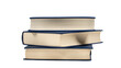 © Dan - Three stacked blue hardcover books, isolated on transparent background