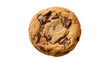 © Alexander - Golden chocolate chip cookie with dark chocolate, isolated on transparent background for snack