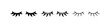 © liubomir118809 - Hand drawn closed eyes and eyelashes icon set, Doodle sleeping beauty symbols.