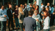 © Rawpixel.com - Outdoor business networking event photo