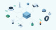© wahono - Smart Home Devices Connected to Central Hub Concept.