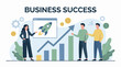 © Artification - Business team demonstrating success, growth, and startup strategy