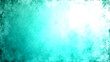 © Ateş - Abstract turquoise gradient background border and textured aesthetic and soft watercolor texture and teal color palette and modern graphic design template and artistic elegance