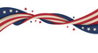 © aliefendi - Twisted American Flag Ribbon Vector - Patriotic Red White Blue Stars and Stripes Illustration