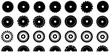 © Total maximals - set Saw Blade silhouettes icon collections. circular blade symbol. woodworking blade. carpatery logo design vector illustration