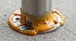 © Sehijo - Oil spill from industrial machinery on concrete surface