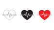 © Kanishka - Heartbeat line with heart icons representing digital health monitoring, medical technology investment and fintech innovation in remote patient care systems