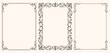 © ira shorokhova - Decorative flourish border corner and frame