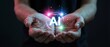 © BIZTECHART - Innovative ai concept demonstration digital space graphic visuals futuristic environment close-up viewpoint technology development impact
