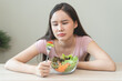 © Pormezz - Women feel bored with the same meal every day while controlling their diet session