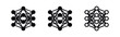 © Prokopchuk - Neural Network Icon Set. Artificial Intelligence AI Symbols. Machine Learning Deep Learning Vector Graphics.