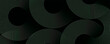 © al - Abstract glowing circle lines on balck background. Geometric stripe line art design. Modern shiny green lines. Futuristic technology concept.