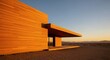 © Bali Adventure Co - Modern Desert House at Sunset - Architectural Exterior