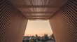 © Bali Adventure Co - Modern Wooden Architectural Structure at Sunset