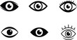 © JOYARANI - Set of eye icons, vector illustration