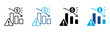 © Artstic - Financial Crisis Icon Multiple Style Vector Illustration