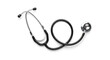 © Arrhman - Stethoscope on White Background - Medical Health Care and Cardiology Equipment.