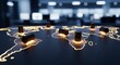 © MumarProject - Global oil market analysis 3D render of crude oil barrels on world map with financial trading charts highlighting energy commodities and economic growth