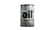 © Maria - Rusty industrial oil barrel with the word oil on a transparent background