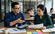 © Alingga - Professional workspace appears neat with complete and organized work equipment.