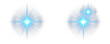 © Ansar45 - Blue Starburst Lens Flare Light Effects Set with Glow on Transparent Background