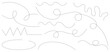 © Mst - Large collection of hand drawn curve dotted line, spiral dotted line hand drawn, dotted lines path on white background. Path travel dotted line trip dashed trace destination track plan and travelling