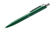 © Sindre - Sleek green ballpoint pen, silver clip and tip resting diagonally