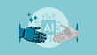 © Andrii - AI-assisted work concept showing human collaboration with artificial intelligence, productivity enhancement, automation, hybrid workflow, teamwork, digital tools, innovation and future of work