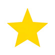 © MASUD - Bright yellow star icon on white background - simple graphic element