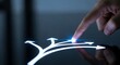 © PhotoHUB🎉 - Hand pointing to branching arrows decision concept isolated on transparent background