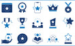 © Parbat - A set of icons related to Stars. Award, trophy, crown, medal, benefit, events, rating, and so on.