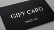 © Dzmitry - Black Gift Card 50 dollars