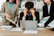 © Dino - Employees who are stressed from excessive workloads, fatigued, and under pressure.