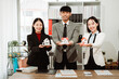 © Dino - Real estate agents present model homes to clients, arrange mortgage loan agreements, and prepare home purchase agreements.