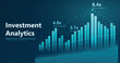 © Unstoppable - Investment analytics graph, financial growth chart, blue business infographic, stock market data visualization