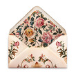 © Anna - Elegant open envelope displays ornate floral design for special occasions
