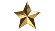 © Sarah - Shiny golden metallic star emblem with three dimensional form