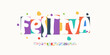 © artyway - Festival Font Logo Alphabet Colorful Kids Letter Set Modern Typography, Creative Typographic Design for Birthday Title Text, Fest Poster Headline, Type Symbol Logotype, Color Fonts. Vector Typeface