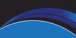 © Moh - Professional abstract background featuring elegant blue and black curved waves with a clean white accent line. 10eps, vector illustration