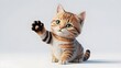 © Everything's_Studio - Playful Cat Paw High Five Illustration